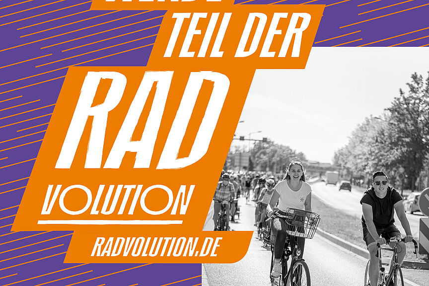 Sharepics Werde Teil der Radvolution